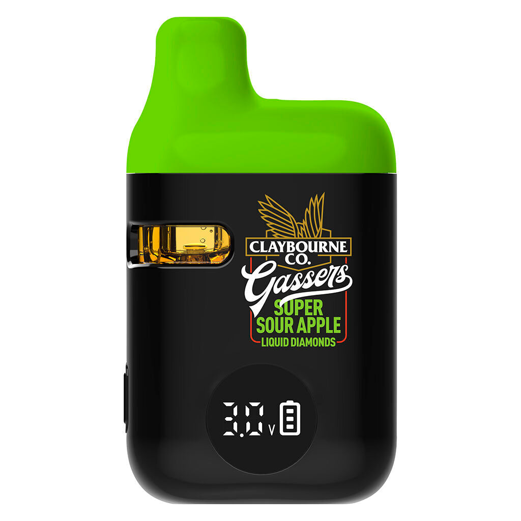 CLAYBOURNE GASSERS SUPER SOUR APPLE LIQ DMND (S) PEN - 0.95G