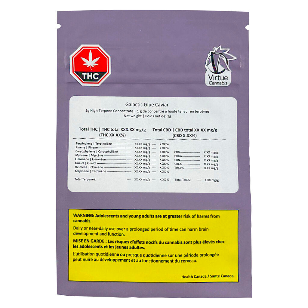 VIRTUE CANNABIS GRAPE GOD (IND) CAVIAR - 1G